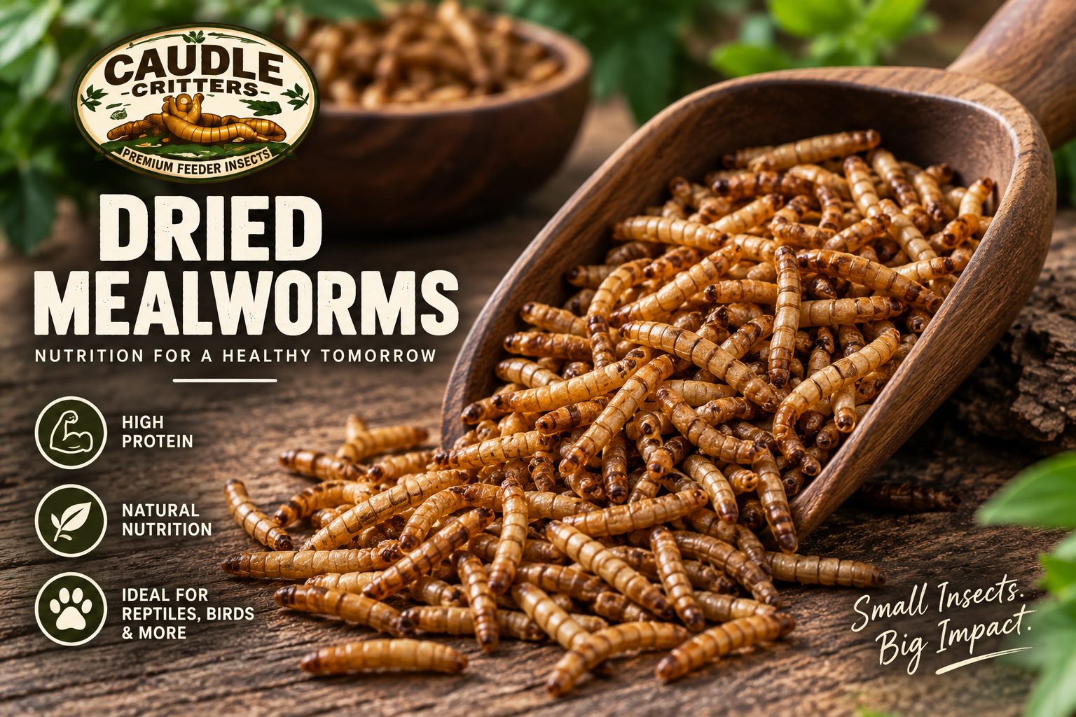 Dried Mealworms